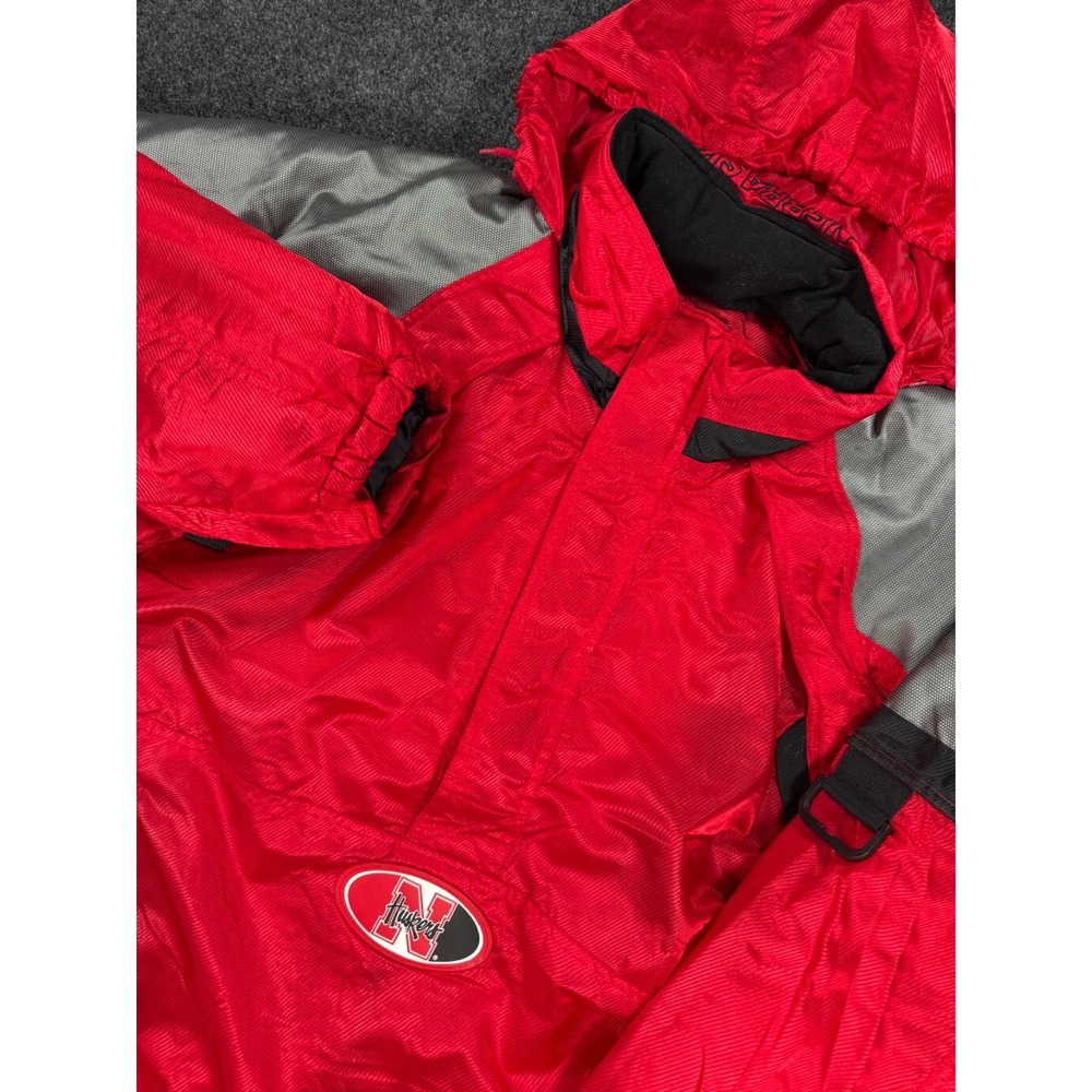 VTG 90s Starter Nebraska Cornhuskers Huskers Pullover Jacket Mens XL Red